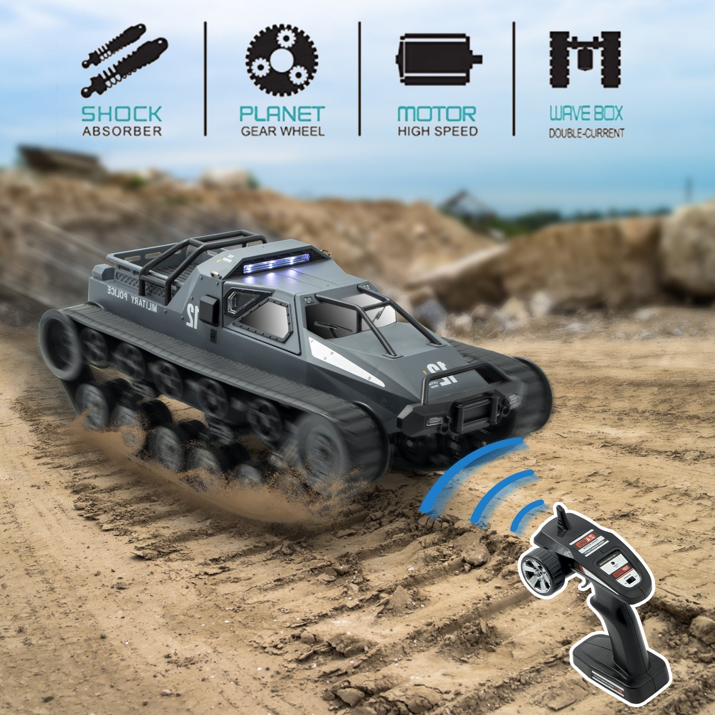1:12 RC Tank Car