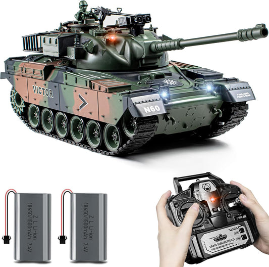 1:18 Green US M60 RC Tank 825