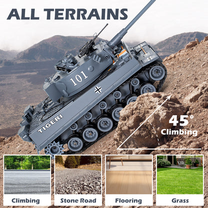 1:18 WW2 German Tiger I RC Tank 812