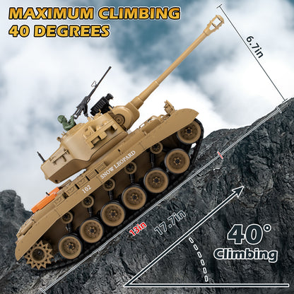 1:18 Yellow US M26 Pershing RC Tank 815