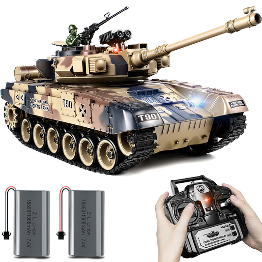 1:18 Yellow Russian T90 RC Tank 819