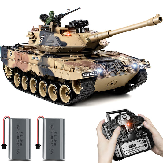 1:18 Yellow US M1A2 Battle RC Tank 816