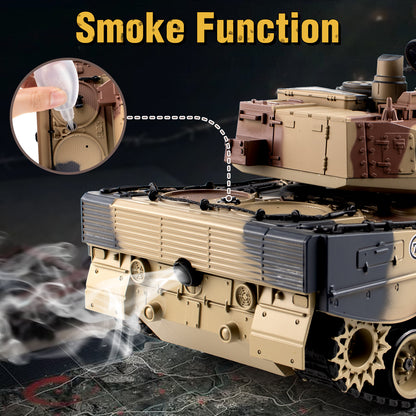 1:18 Yellow US M1A2 Battle RC Tank 816