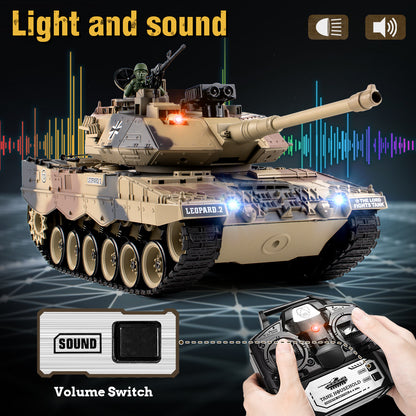 1:18 Yellow US M1A2 Battle RC Tank 816